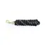 KM Elite 7Ft Double Braid Cotton Leadrope - Black Fleck